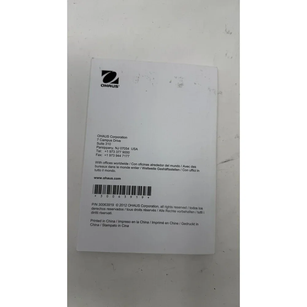 AM ohaus sf40a